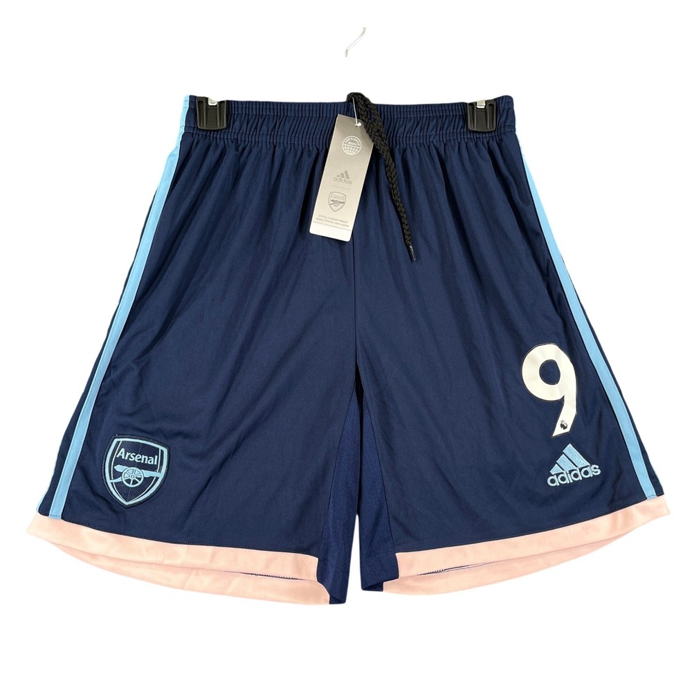 Arsenal FC Adidas Soccer Shorts Mens S Navy Aeroready Training NWT